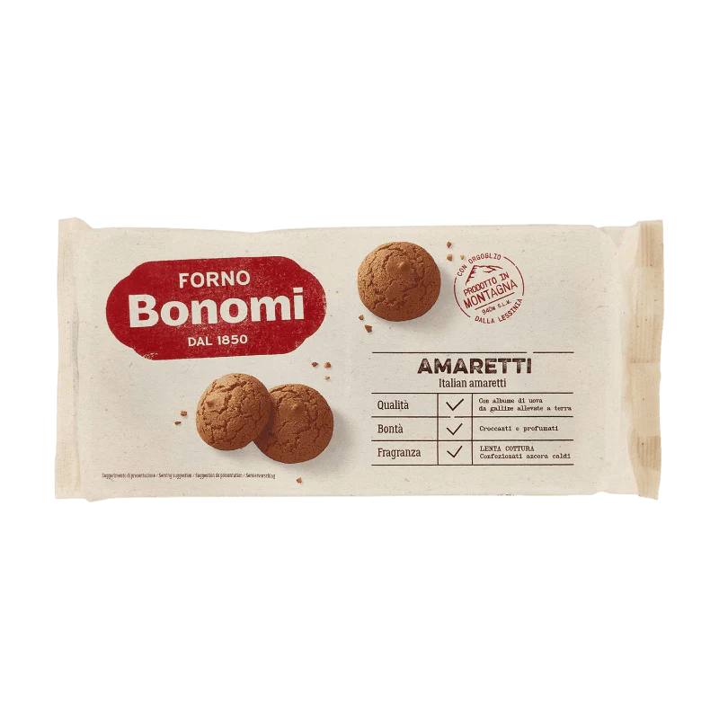 BONOMI PASTRY FOOD GR 200 AMARETTI X 15