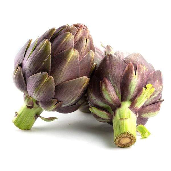 ARTICHOKES PURPLE STEM X 18 PCS LONG LEAVED