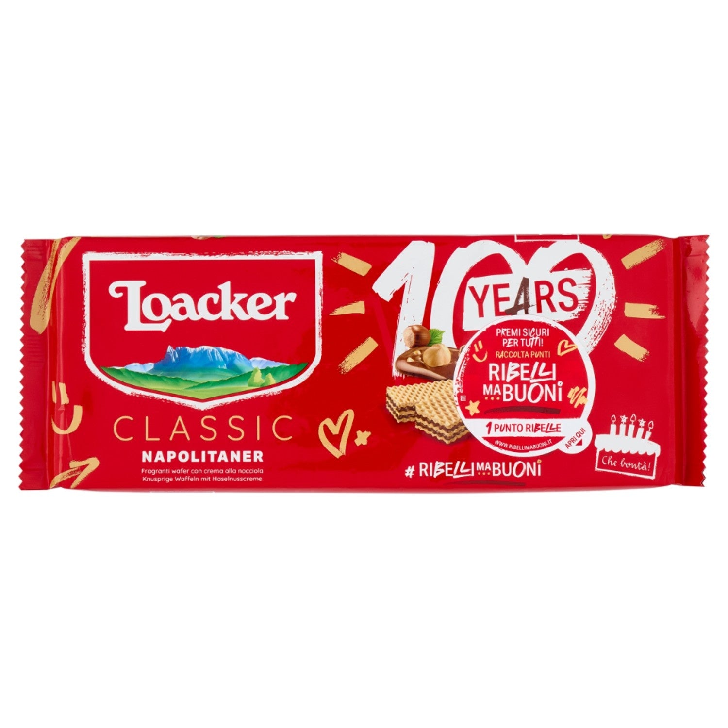 LOACKER WAFER GR 175 NAPOLITANER X 18