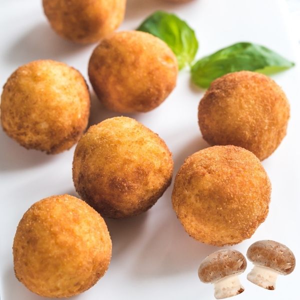 MINI SICILIAN ARANCINI 35G MUSHROOMS 5KG BOX