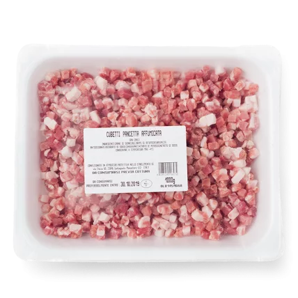 SAN CARLO SMOKED PANCETTA IN TRAY - DICED 1KG