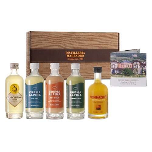 Marzadro Set Degustazione Mignon Alpine 5 x 5cl