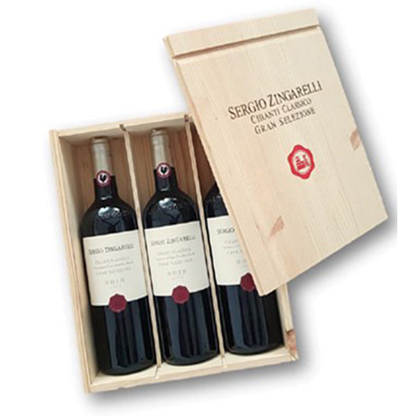 GRAN SELEZIONE SERGIO ZINGARELLI (3X75CL - WOODEN BOX)